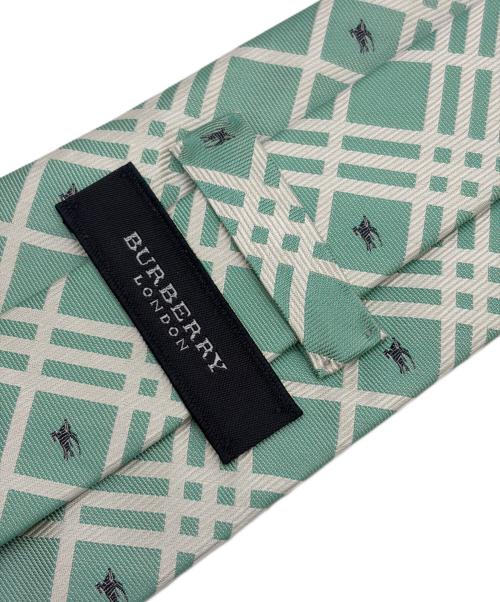 BURBERRY LONDON（バーバリーロンドン）BURBERRY LONDON (バーバリーロンドン) ネクタイ グリーン サイズ:不明 未使用品の古着・服飾アイテム