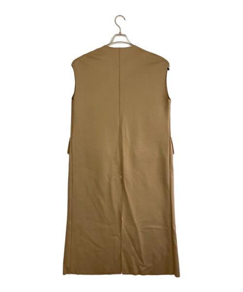 M/M ATTACHMENT（エムエムアタッチメント）M/M ATTACHMENT (エムエムアタッチメント) ロングジレ ブラウン サイズ:SIZE 2 未使用品の古着・服飾アイテム