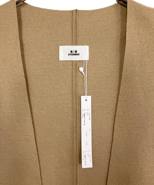 M/M ATTACHMENT（エムエムアタッチメント）M/M ATTACHMENT (エムエムアタッチメント) ロングジレ ブラウン サイズ:SIZE 2 未使用品の古着・服飾アイテム