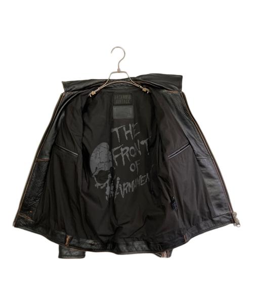 JACKROSE（ジャックローズ）JACKROSE (ジャックローズ) レザージャケット ブラック サイズ:Mの古着・服飾アイテム