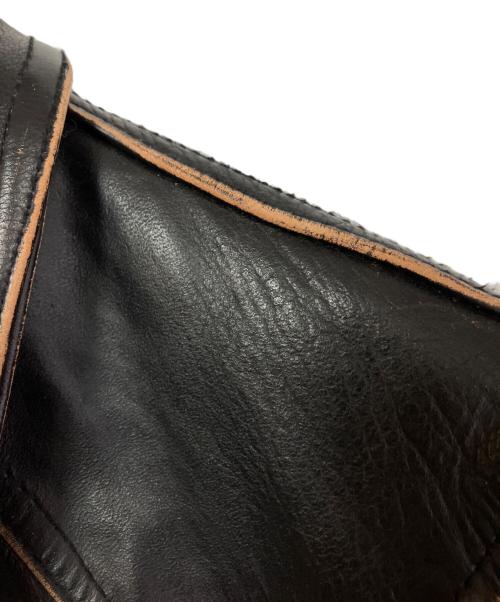 JACKROSE（ジャックローズ）JACKROSE (ジャックローズ) レザージャケット ブラック サイズ:Mの古着・服飾アイテム