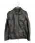 JACKROSE（ジャックローズ）の古着「レザージャケット」｜ブラック