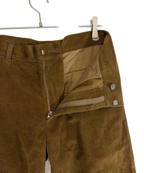 PORT BY ARK（ポートバイアーク）PORT BY ARK (ポートバイアーク) Corduroy Curve Trousers ブラウン サイズ:SIZE 1（S）の古着・服飾アイテム
