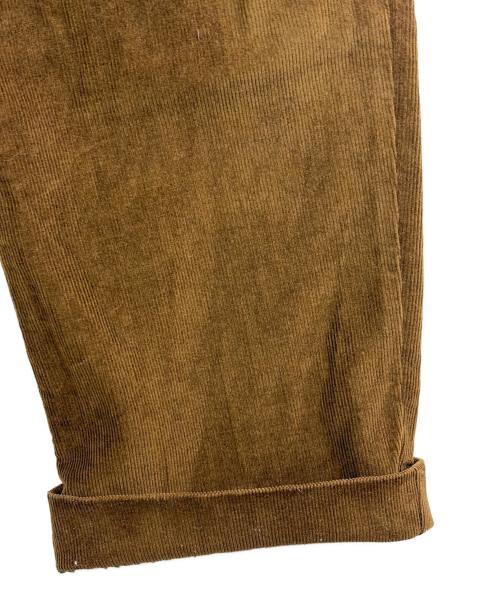 PORT BY ARK（ポートバイアーク）PORT BY ARK (ポートバイアーク) Corduroy Curve Trousers ブラウン サイズ:SIZE 1（S）の古着・服飾アイテム
