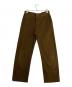 PORT BY ARK（ポートバイアーク）の古着「Corduroy Curve Trousers」｜ブラウン