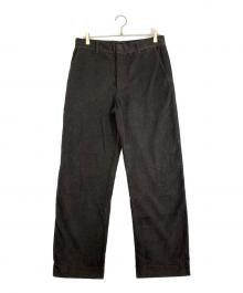 PORT BY ARK（ポートバイアーク）の古着「Corduroy Curve Trousers」｜グレー