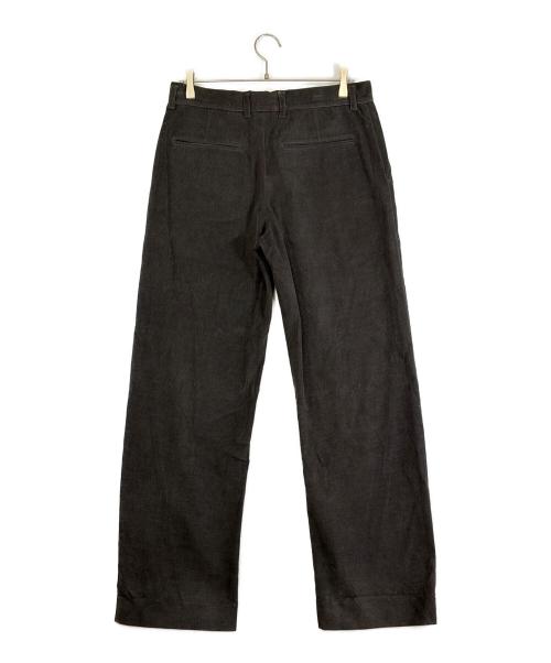 PORT BY ARK（ポートバイアーク）PORT BY ARK (ポートバイアーク) Corduroy Curve Trousers グレー サイズ:SIZE 2（M)の古着・服飾アイテム