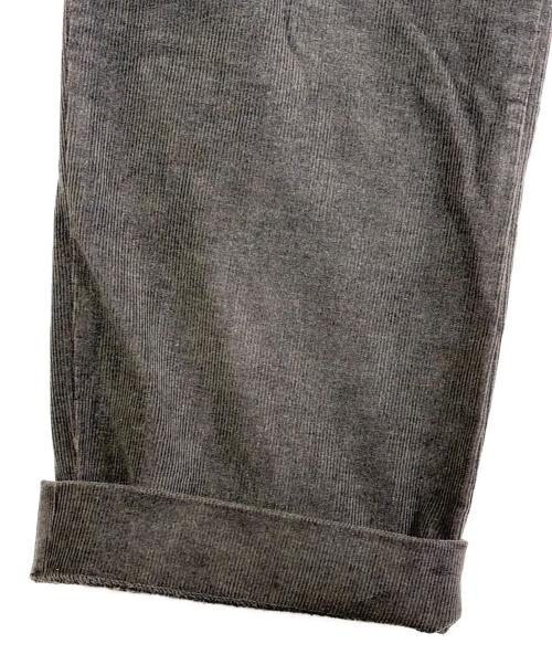 PORT BY ARK（ポートバイアーク）PORT BY ARK (ポートバイアーク) Corduroy Curve Trousers グレー サイズ:SIZE 2（M)の古着・服飾アイテム