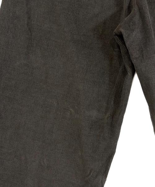 PORT BY ARK（ポートバイアーク）PORT BY ARK (ポートバイアーク) Corduroy Curve Trousers グレー サイズ:SIZE 2（M)の古着・服飾アイテム