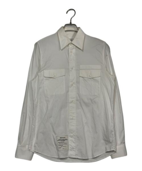 Maison Margiela（メゾンマルジェラ）Maison Margiela (メゾンマルジェラ) オックスフォードシャツ オフホワイト サイズ:39の古着・服飾アイテム