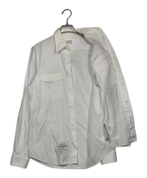 Maison Margiela（メゾンマルジェラ）Maison Margiela (メゾンマルジェラ) オックスフォードシャツ オフホワイト サイズ:39の古着・服飾アイテム