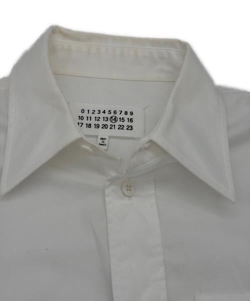Maison Margiela（メゾンマルジェラ）Maison Margiela (メゾンマルジェラ) オックスフォードシャツ オフホワイト サイズ:39の古着・服飾アイテム