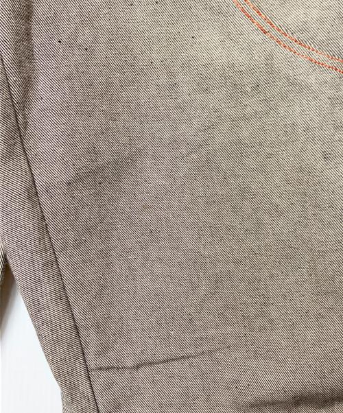 FUBU（フブ）FUBU (フブ) デニムパンツ ライトグレー×オレンジ サイズ:W28L34の古着・服飾アイテム