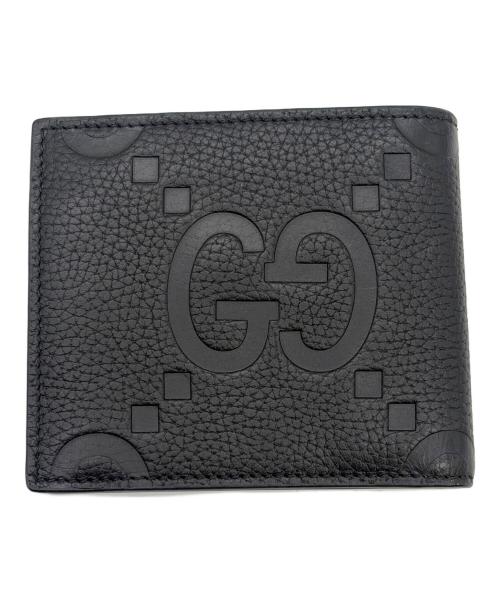 GUCCI（グッチ）GUCCI (グッチ) 2つ折り財布 ブラックの古着・服飾アイテム