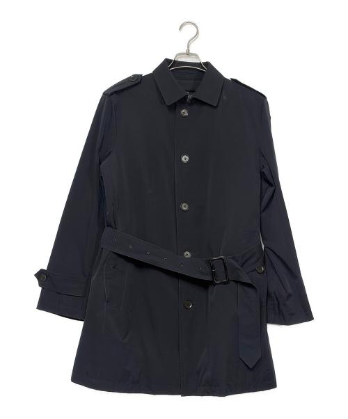 BURBERRY（バーバリー）BURBERRY (バーバリー) ダウンライナー付ステンカラーコート ネイビー サイズ:SIZE Lの古着・服飾アイテム