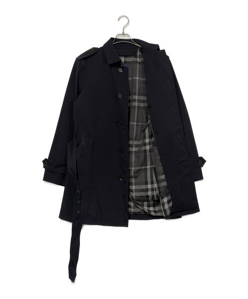 BURBERRY（バーバリー）BURBERRY (バーバリー) ダウンライナー付ステンカラーコート ネイビー サイズ:SIZE Lの古着・服飾アイテム