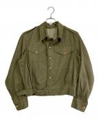 British Armyブリティッシュアーミー）の古着「グリーンデニムジャケット」｜オリーブ