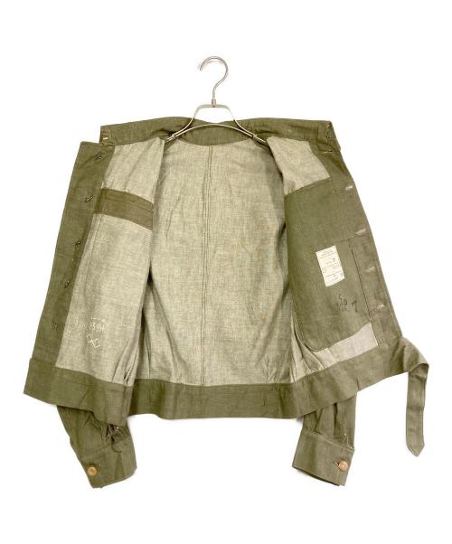 British Army（ブリティッシュアーミー）British Army (ブリティッシュアーミー) グリーンデニムジャケット オリーブ サイズ:SIZE 7の古着・服飾アイテム