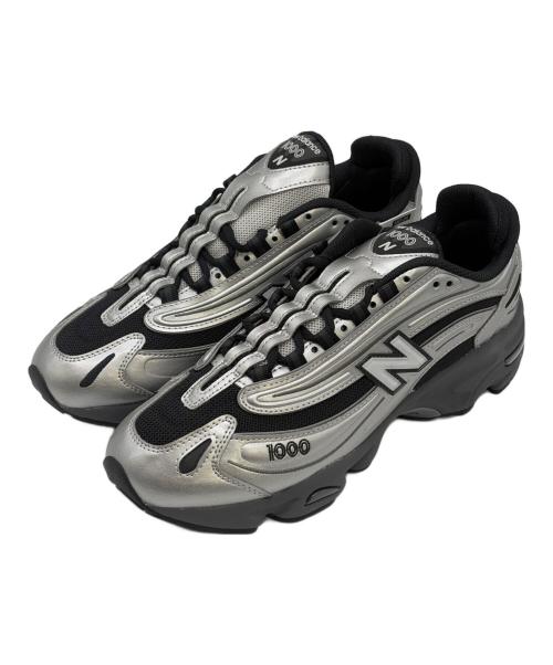 NEW BALANCE（ニューバランス）NEW BALANCE (ニューバランス) スニーカー シルバー×ブラック サイズ:SIZE 27.5cmの古着・服飾アイテム