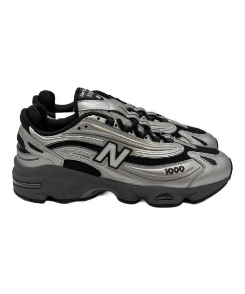 NEW BALANCE（ニューバランス）NEW BALANCE (ニューバランス) スニーカー シルバー×ブラック サイズ:SIZE 27.5cmの古着・服飾アイテム