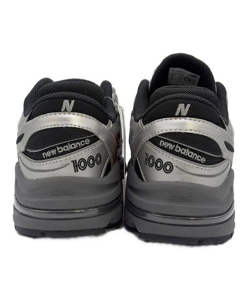 NEW BALANCE（ニューバランス）NEW BALANCE (ニューバランス) スニーカー シルバー×ブラック サイズ:SIZE 27.5cmの古着・服飾アイテム