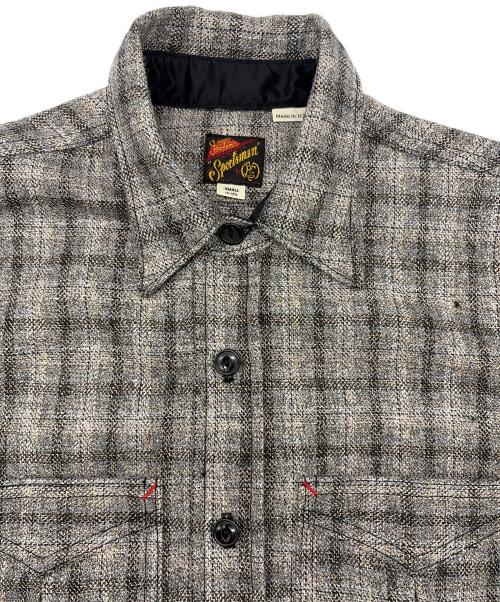 MISTER FREEDOM（ミスターフリーダム）Mister Freedom (ミスターフリーダム) HANDLOOM Shirts グレー サイズ:SIZE Sの古着・服飾アイテム