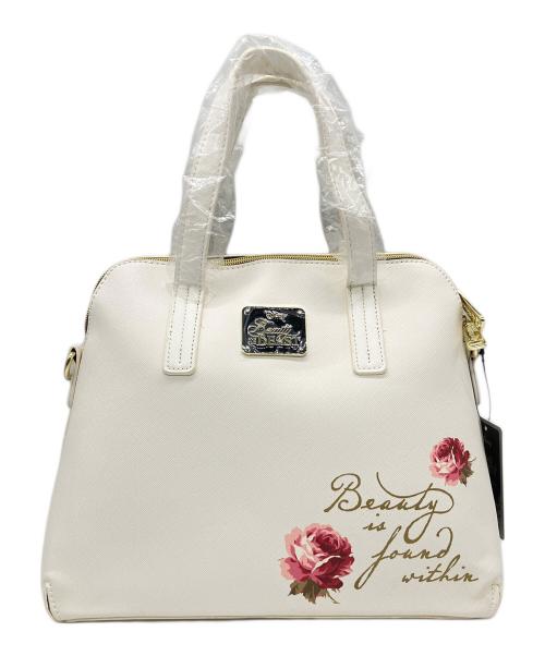 Lounge Fly（ラウンジフライ）Lounge Fly (ラウンジフライ) DISNEY (ディズニー) サッチェルバッグ アイボリー 未使用品の古着・服飾アイテム