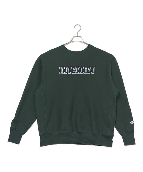 Champion REVERSE WEAVE（チャンピオン リバース ウィーブ）Champion REVERSE WEAVE (チャンピオン リバース ウィーブ) Anchor inc. (アンカーインク) スウェット グリーン サイズ:SIZE XLの古着・服飾アイテム