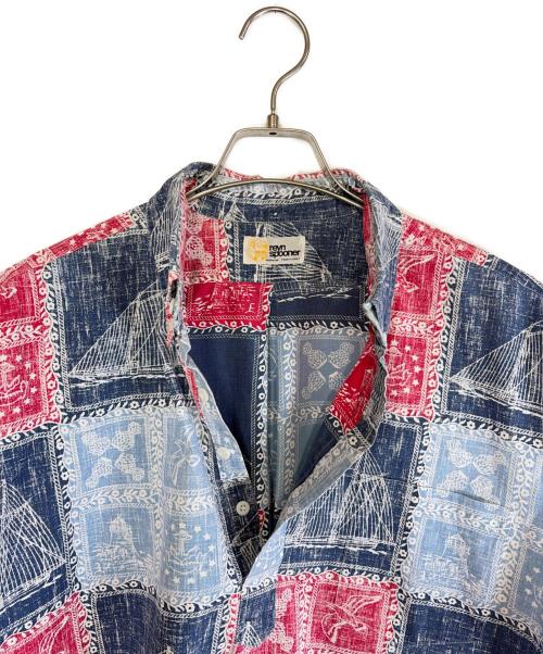 reyn spooner（レイン スプナー）reyn spooner (レイン スプナー) ハワイアンシャツ ネイビー サイズ:SIZE Lの古着・服飾アイテム