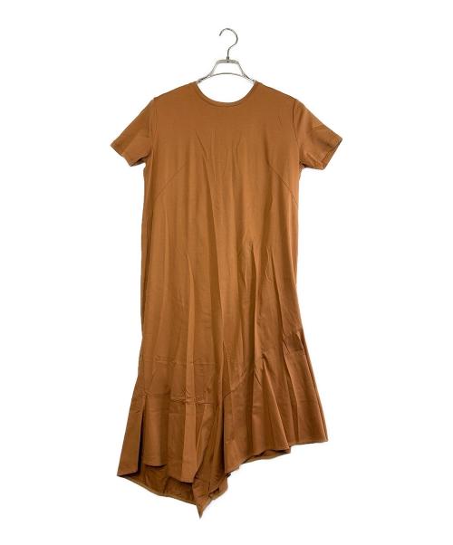 ELENDEEK（エレンディーク）ELENDEEK (エレンディーク) 半袖ワンピース ブラウン サイズ:SIZE 1（S）の古着・服飾アイテム