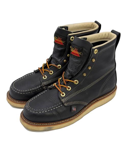 THOROGOOD（ソログッド）Thorogood (ソログッド) ハンティングブーツ ブラック サイズ:8 1/2（27cm）の古着・服飾アイテム