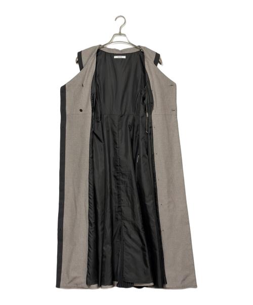 Snidel（スナイデル）Snidel (スナイデル) サイドプリーツツイードワンピース ライトグレー サイズ:SIZE 0（S）の古着・服飾アイテム