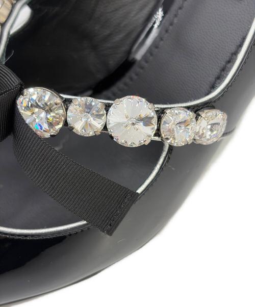 DOLCE & GABBANA（ドルチェ＆ガッバーナ）DOLCE & GABBANA (ドルチェ＆ガッバーナ) スリングバックパンプス ブラック サイズ:SIZE 38（24cm）の古着・服飾アイテム