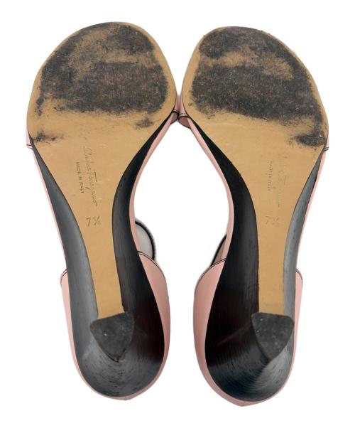 Salvatore Ferragamo（サルヴァトーレ フェラガモ）Salvatore Ferragamo (サルヴァトーレ フェラガモ) ハイヒールパンプス ピンク サイズ:7.5（24.5cm）の古着・服飾アイテム