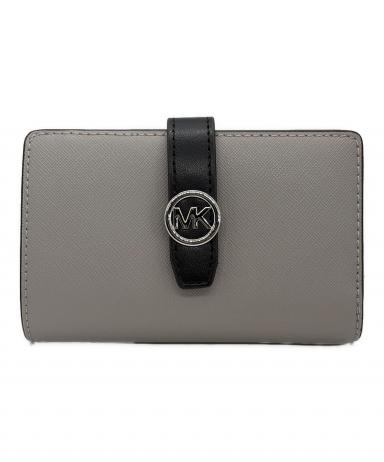 中古・古着通販】MICHAEL KORS (マイケル・コース) 2つ折り財布 グレー