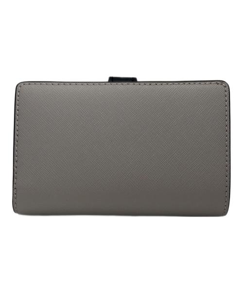 MICHAEL KORS（マイケル・コース）MICHAEL KORS (マイケル・コース) 2つ折り財布 グレー×ブラックの古着・服飾アイテム