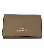 COACHコーチ）の古着「５連キーケース」｜ベージュ×ブラウン