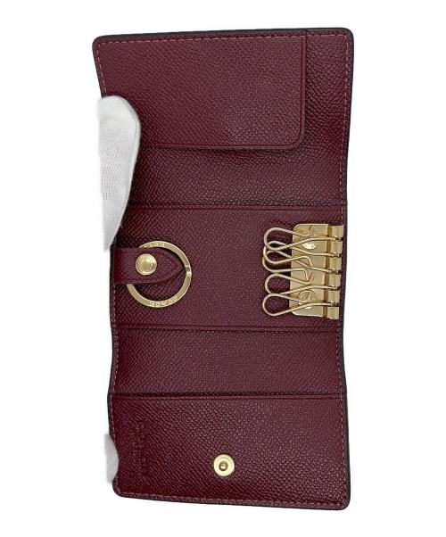 COACH（コーチ）COACH (コーチ) ５連キーケース ベージュ×ブラウンの古着・服飾アイテム