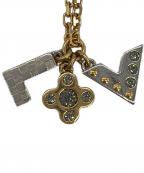 LOUIS VUITTONルイ ヴィトン）の古着「パンダンティフ・ラブレターズ」｜ゴールド