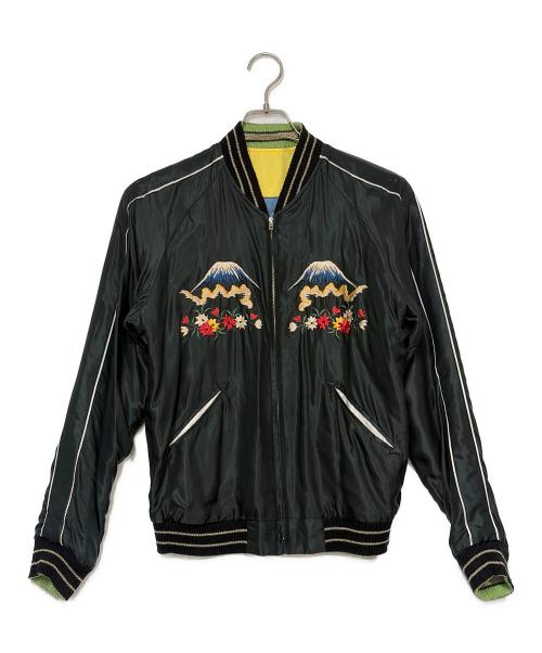 東洋TAILOR（トウヨウテイラー）東洋TAILOR (トウヨウテイラー) スカジャン イエロー×ネイビー サイズ:SIZE Sの古着・服飾アイテム