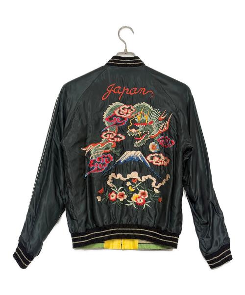 東洋TAILOR（トウヨウテイラー）東洋TAILOR (トウヨウテイラー) スカジャン イエロー×ネイビー サイズ:SIZE Sの古着・服飾アイテム