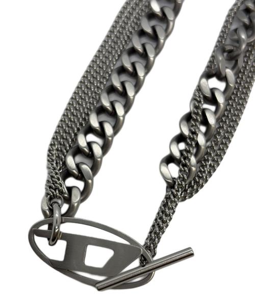 DIESEL（ディーゼル）DIESEL (ディーゼル) チェーンネックレス シルバーの古着・服飾アイテム