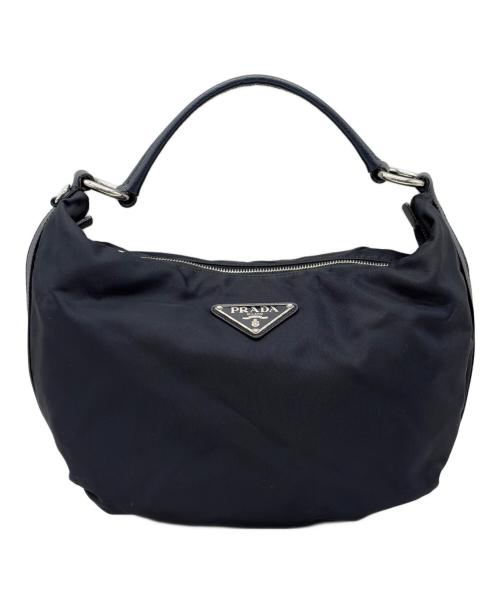 PRADA（プラダ）PRADA (プラダ) ハンドバッグ ネイビーの古着・服飾アイテム