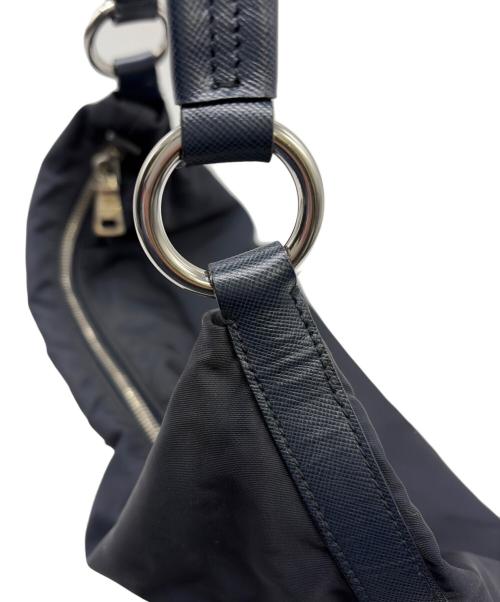 PRADA（プラダ）PRADA (プラダ) ハンドバッグ ネイビーの古着・服飾アイテム