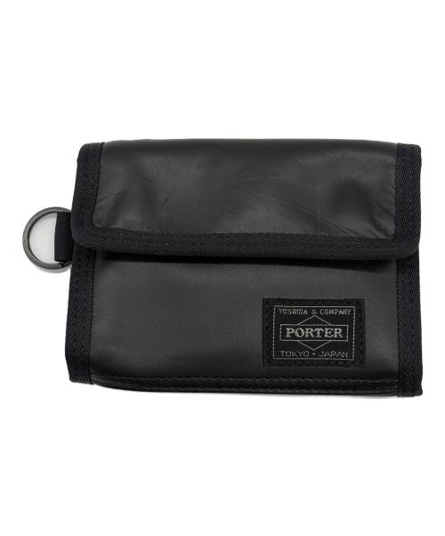 PORTER（ポーター）PORTER (ポーター) 2つ折り財布 ブラックの古着・服飾アイテム