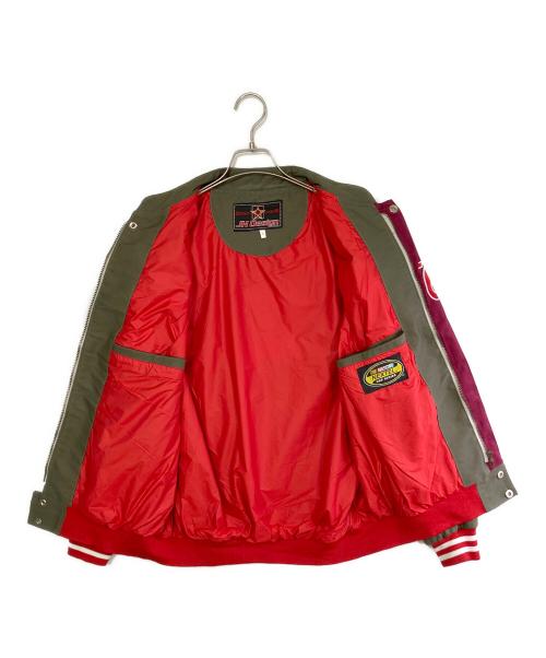 JH Design（ジェイエイチデザイン）JH Design (ジェイエイチデザイン) レーシングジャケット エンジ サイズ:Lの古着・服飾アイテム