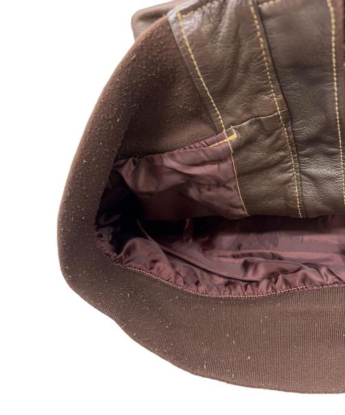 MORGAN PRODUCTION（モルガン プロダクションズ）MORGAN PRODUCTION (モルガン プロダクションズ) U.S.NAVY G-1レザーフライトジャケット ブラウン サイズ:SIZE 42（M)の古着・服飾アイテム