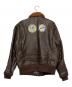 MORGAN PRODUCTION (モルガン プロダクションズ) U.S.NAVY G-1レザーフライトジャケット ブラウン サイズ:SIZE 42（M)：23000円