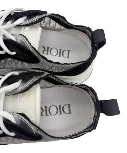 Christian Dior（クリスチャン ディオール）Christian Dior (クリスチャン ディオール) ローカットスニーカー ブラック×ホワイト サイズ:SIZE 43(28cm）の古着・服飾アイテム