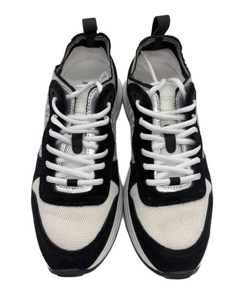 Christian Dior（クリスチャン ディオール）Christian Dior (クリスチャン ディオール) ローカットスニーカー ブラック×ホワイト サイズ:SIZE 43(28cm）の古着・服飾アイテム